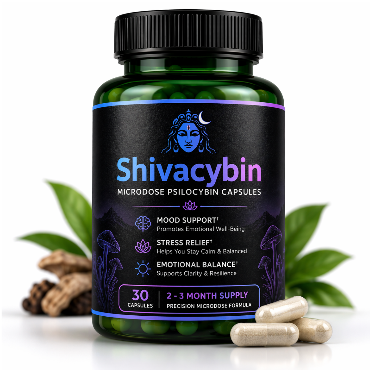 Cápsulas de microdosis Shivacybin™