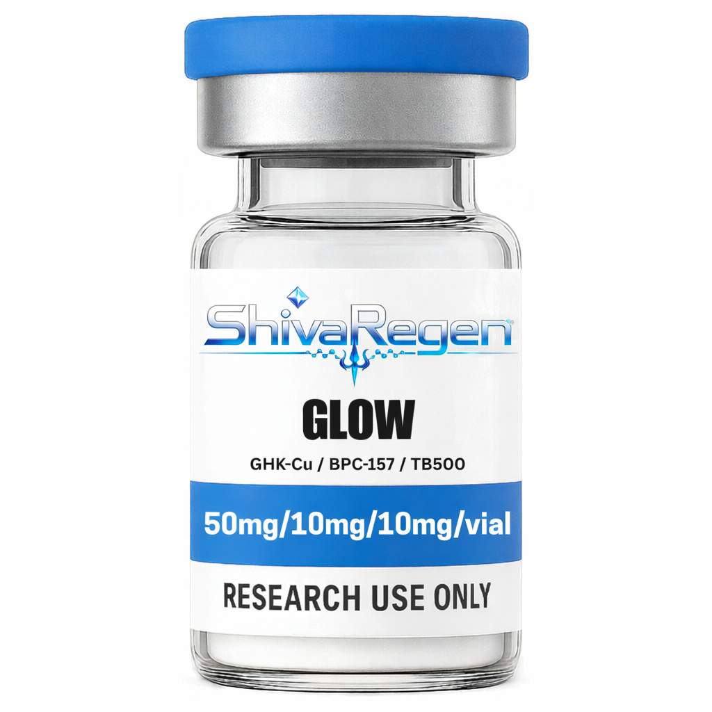 GLOW GHK-Cu (50mg) / BPC-157 (10mg) / TB500 (10mg)